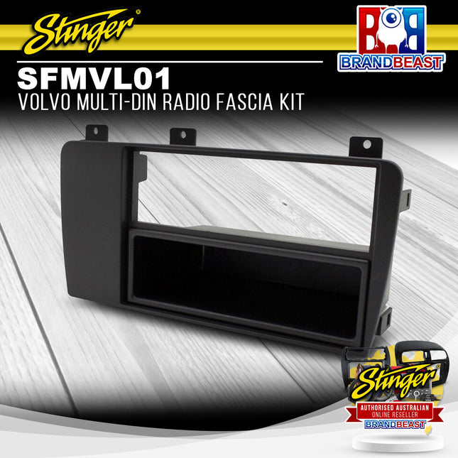 Stinger SFMVL01 Multi-DIN Radio Fascia Kit Suit Volvo Various Models