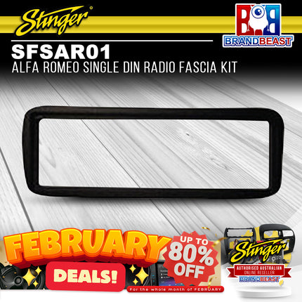 Stinger SFSAR01 Alfa Romeo Single DIN Radio Fascia Kit