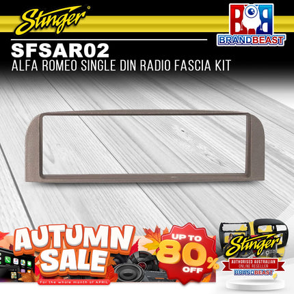 Stinger SFSAR02 Alfa Romeo Single DIN Radio Fascia Kit