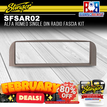 Stinger SFSAR02 Alfa Romeo Single DIN Radio Fascia Kit