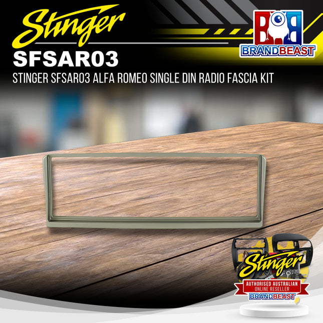 Stinger SFSAR03 Alfa Romeo Single DIN Radio Fascia Kit