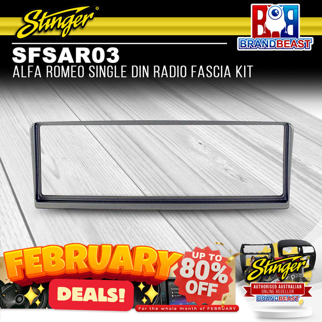 Stinger SFSAR03 Alfa Romeo Single DIN Radio Fascia Kit