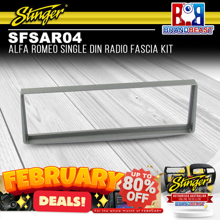 Stinger SFSAR04 Alfa Romeo Single DIN Radio Fascia Kit