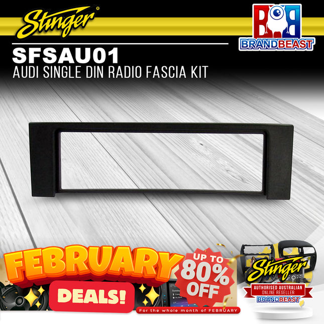 Stinger SFSAU01 Audi Single DIN Radio Fascia Kit