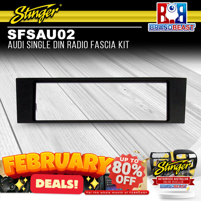 Stinger SFSAU02 Audi Single DIN Radio Fascia Kit