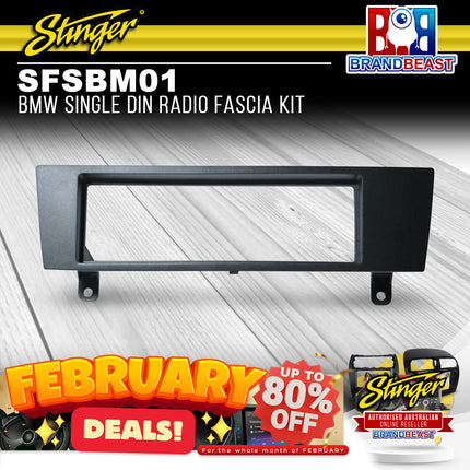 Stinger SFSBM01 BMW Single DIN Radio Fascia Kit