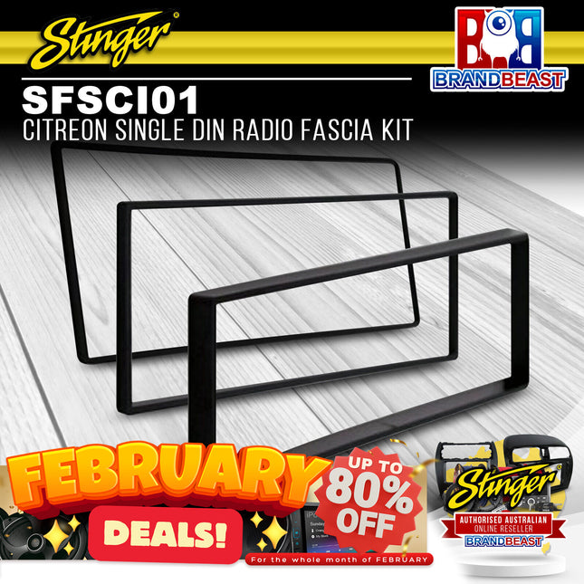 Stinger SFSCI01 Citreon Single DIN Radio Fascia Kit