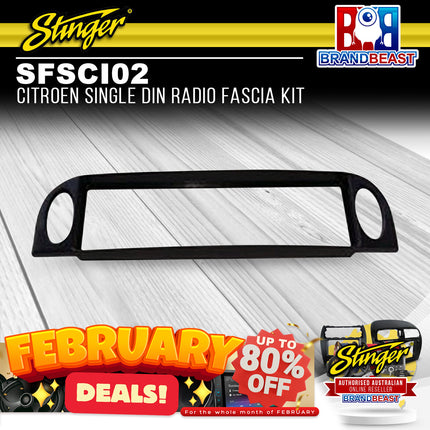 Stinger SFSCI02 Citroen Single DIN Radio Fascia Kit