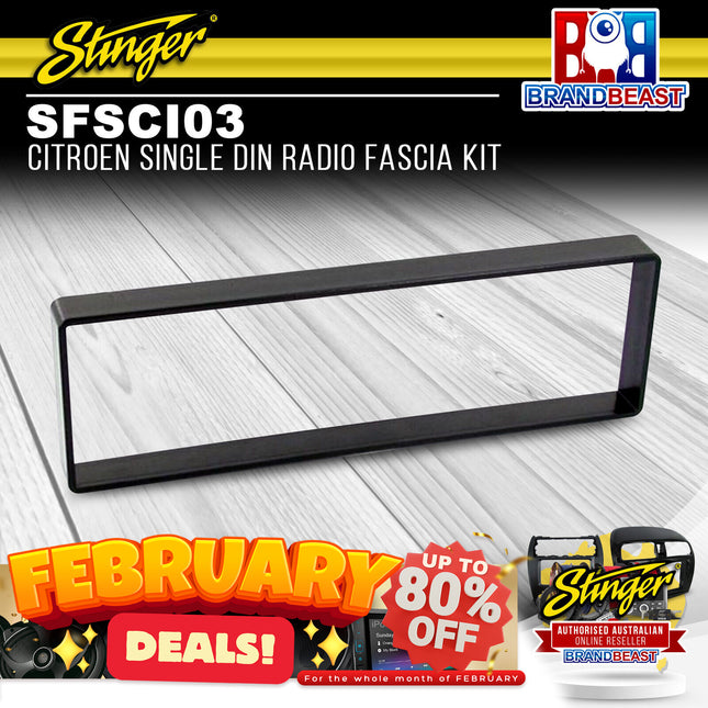 Stinger SFSCI03 Citroen Single DIN Radio Fascia Kit