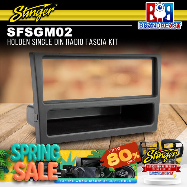 Stinger SFSGM02 Holden Sing25.00le DIN Radio Fascia Kit