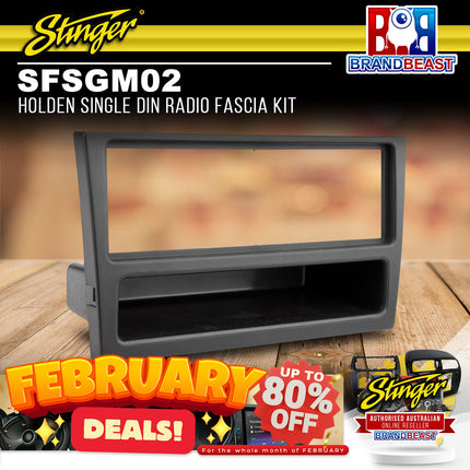 Stinger SFSGM02 Holden Sing25.00le DIN Radio Fascia Kit