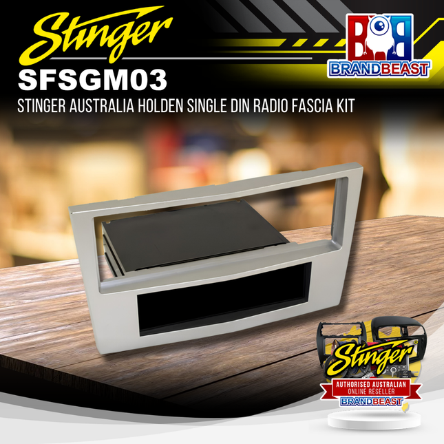 Stinger SFSGM03 Holden Single DIN Radio Fascia Kit