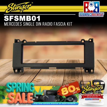 Stinger SFSMB01 Mercedes Single DIN Radio Fascia Kit