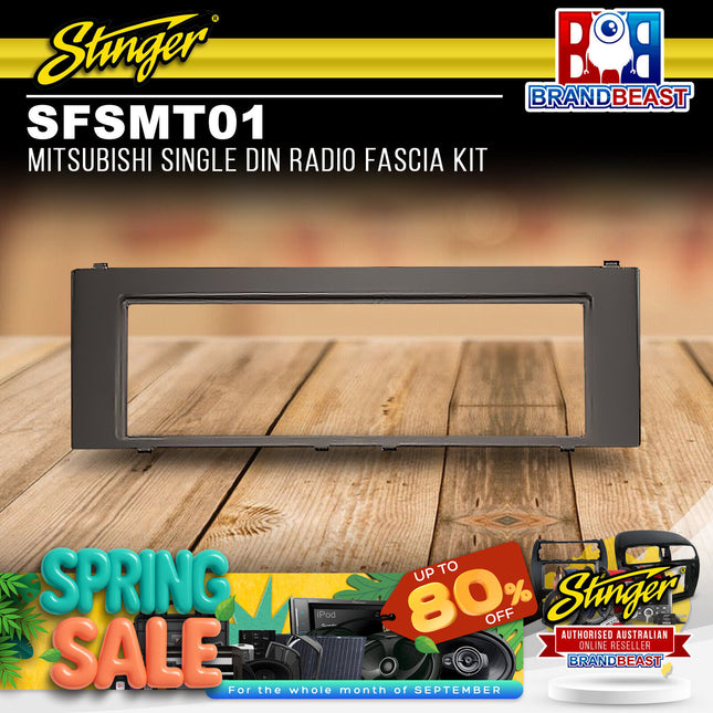 Stinger SFSMT01 Mitsubishi Single DIN Radio Fascia Kit