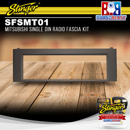 Stinger SFSMT01 Mitsubishi Single DIN Radio Fascia Kit