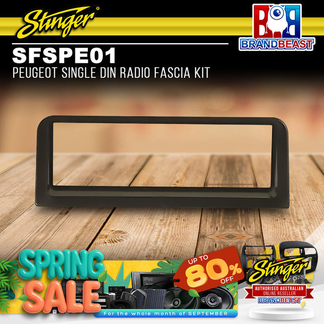 Stinger SFSPE01 Peugeot Single DIN Radio Fascia Kit