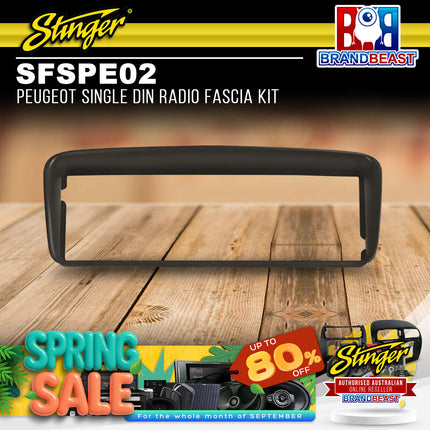 Stinger SFSPE02 Peugeot Single DIN Radio Fascia Kit
