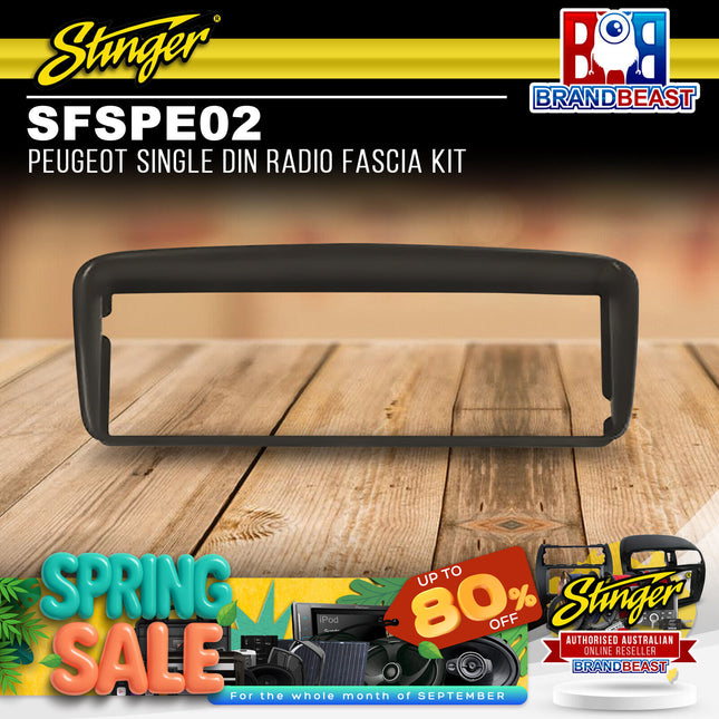 Stinger SFSPE02 Peugeot Single DIN Radio Fascia Kit