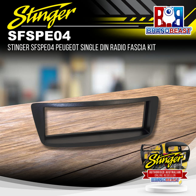 Stinger SFSPE04 Peugeot Single DIN Radio Fascia Kit