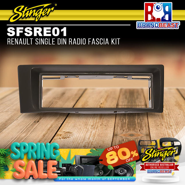 Stinger SFSRE01 Renault Single DIN Radio Fascia Kit