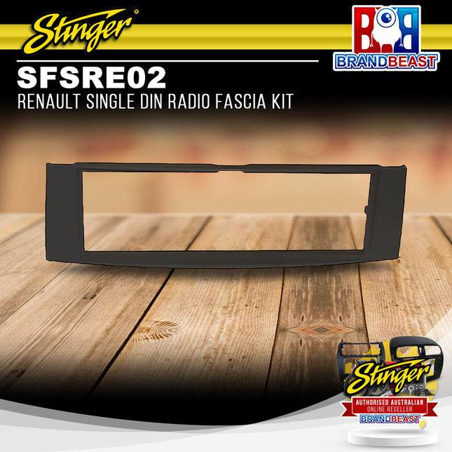 Stinger SFSRE02 Renault Single DIN Radio Fascia Kit