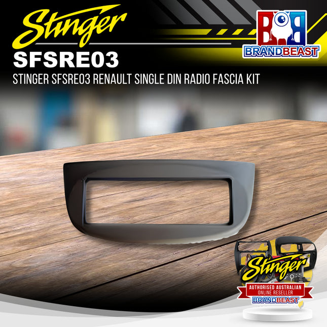Stinger SFSRE03 Renault Single DIN Radio Fascia Kit