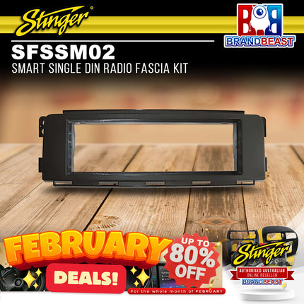 Stinger SFSSM02 Smart Single DIN Radio Fascia Kit