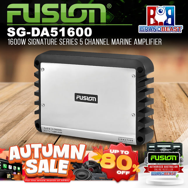Fusion SG-DA51600 1600W 5 Channel Class D Marine Amplifier