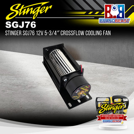 Stinger SGJ76 12V 5-3/4″ Crossflow Cooling Fan