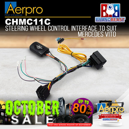 Aerpro CHMC11C Steering Wheel Control Harness Suit Mercedes Vito W447