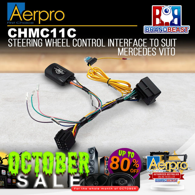 Aerpro CHMC11C Steering Wheel Control Harness Suit Mercedes Vito W447
