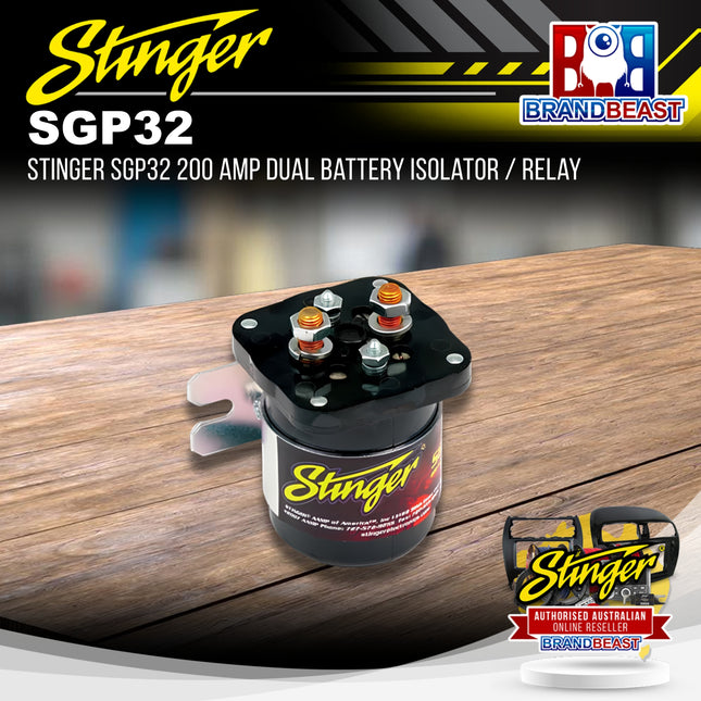 Stinger SGP32 200 Amp Dual Battery Isolator / Relay