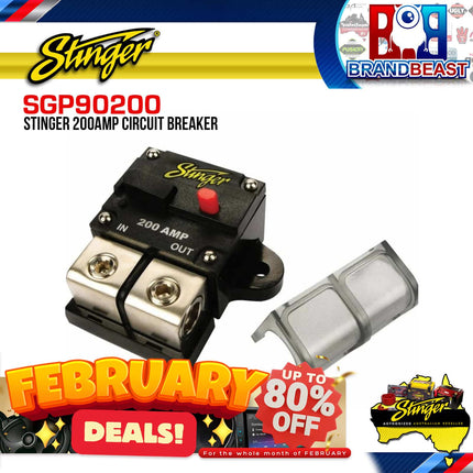 Stinger SGP90200 200Amp Circuit Breaker