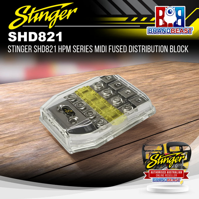 Stinger SHD821 HPM Series MIDI Fused Distribution Block
