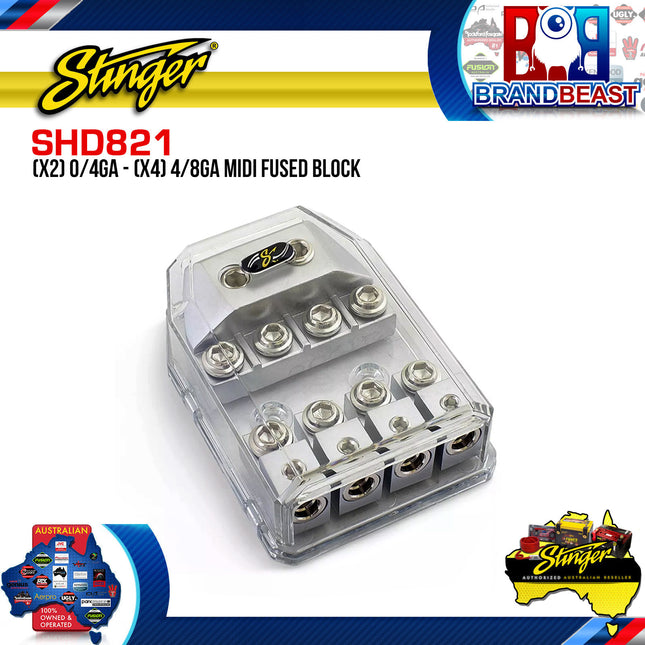 Stinger SHD821 HPM Series MIDI Fused Distribution Block