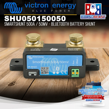 Victron Energy SHU050150050 SmartShunt 500A / 50mV - Bluetooth Battery Shunt