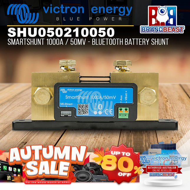 Victron Energy SHU050210050 SmartShunt 1000A / 50mV - Bluetooth Battery Shunt
