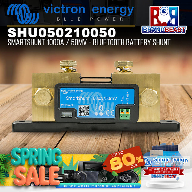 Victron Energy SHU050210050 SmartShunt 1000A / 50mV - Bluetooth Battery Shunt