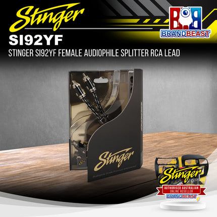 Stinger SI92YF Female Audiophile Splitter RCA Lead