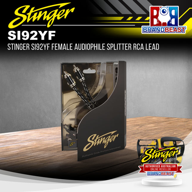Stinger SI92YF Female Audiophile Splitter RCA Lead