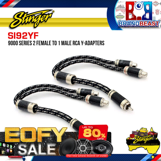 Stinger SI92YF Female Audiophile Splitter RCA Lead
