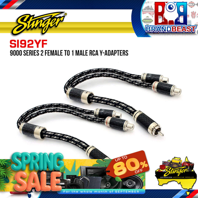 Stinger SI92YF Female Audiophile Splitter RCA Lead
