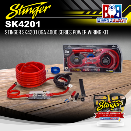 Stinger SK4201 0GA 4000 Series Power Wiring Kit