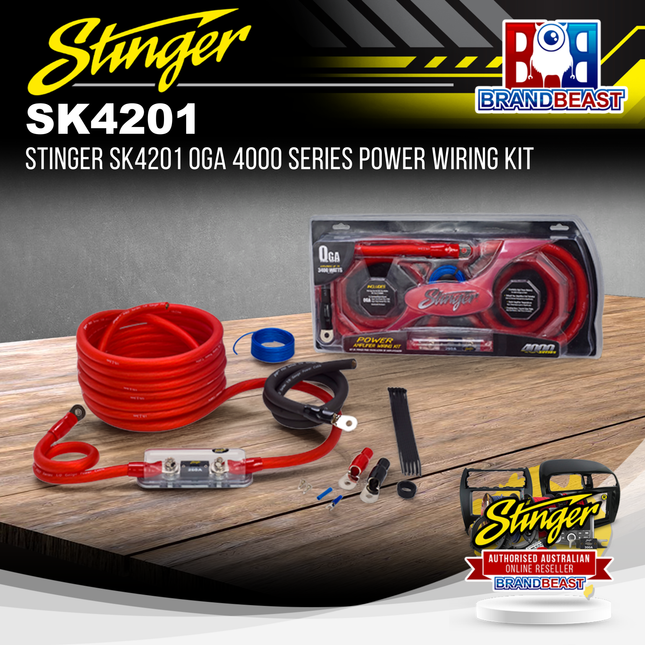 Stinger SK4201 0GA 4000 Series Power Wiring Kit