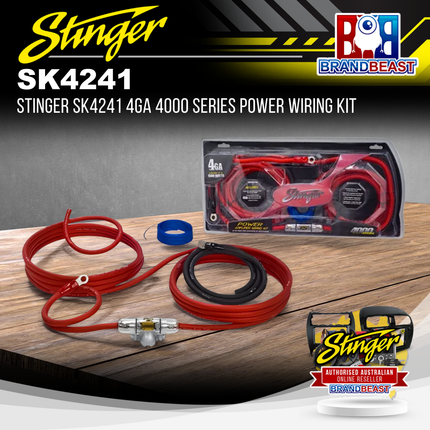 Stinger SK4241 4GA 4000 Series Power Wiring Kit