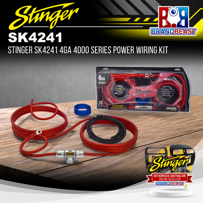 Stinger SK4241 4GA 4000 Series Power Wiring Kit