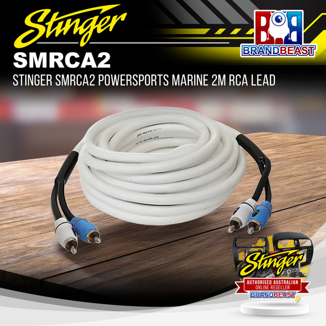 Stinger SMRCA2 PowerSports Marine 2M RCA Lead