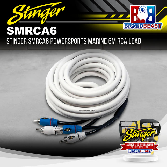 Stinger SMRCA6 PowerSports Marine 6M RCA Lead