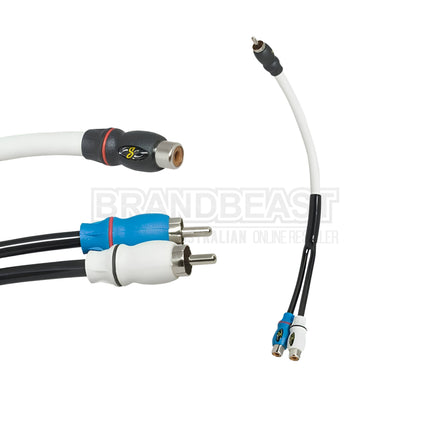 Stinger SMRCAYM PowerSports Male Y Splitter RCA Lead