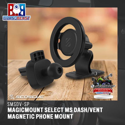 Scosche SMSDV-SP MagicMount Select MS Dash/Vent Magnetic Phone Mount